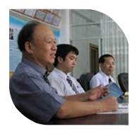 新竹公司董事長(zhǎng)陪同矢澤勇樹(shù)博士會(huì)見(jiàn)桂林工學(xué)院資源與環(huán)境工程系主任解慶林教授。
